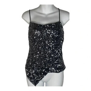 NWT Cache Sleeveless Beaded Tank Top Size Small